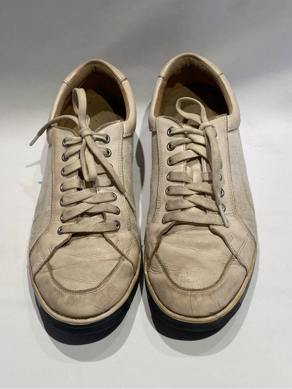 Cole Haan Men's Lace-Up Sneakers in Cream